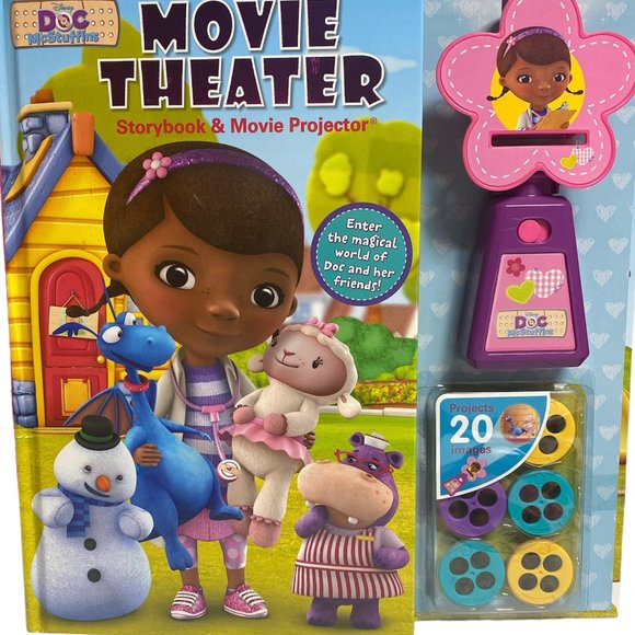 Disney Doc McStuffins Movie Theater Storybook & Movie Projector See Description - Picture 1 of 5